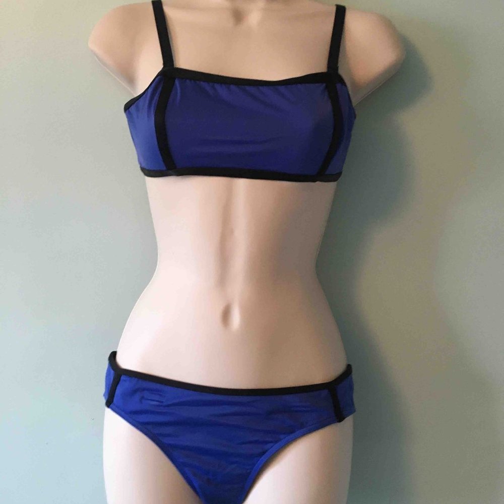 Jimmy Choo 2 pc. bikini royal blue S/M